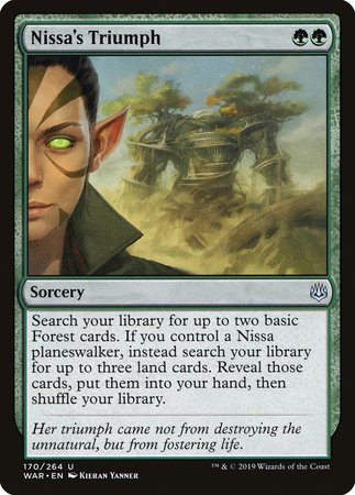 Nissa's Triumph [War of the Spark] | North Game Den
