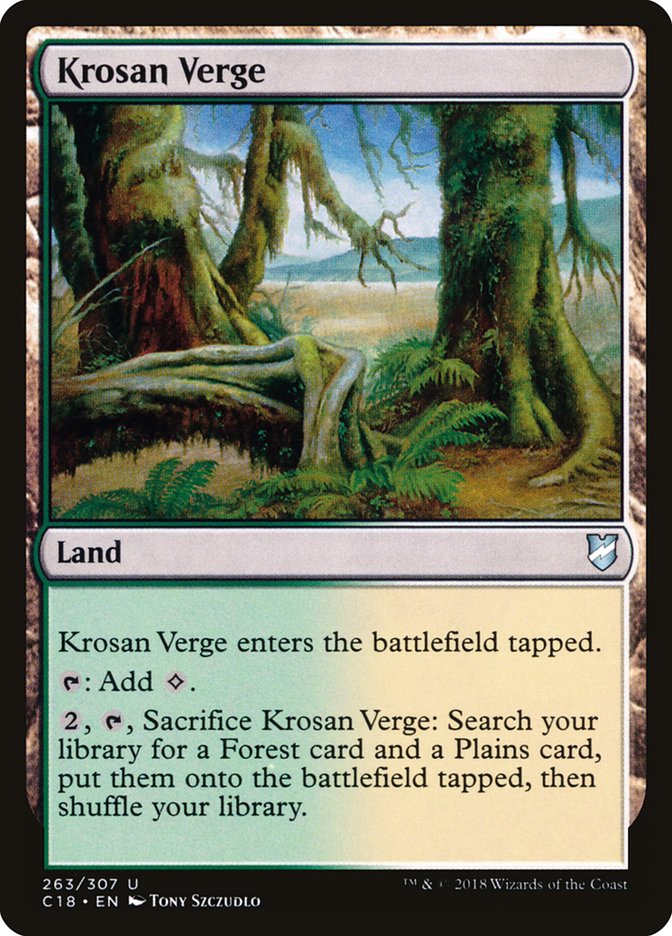 Krosan Verge [Commander 2018] | North Game Den