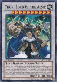 Thor, Lord of the Aesir [SP14-EN048] Starfoil Rare | North Game Den