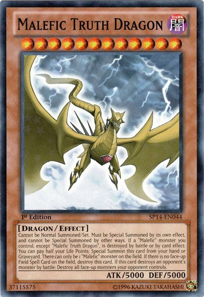 Malefic Truth Dragon [SP14-EN044] Starfoil Rare | North Game Den