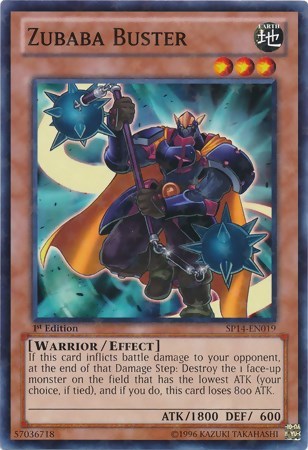 Zubaba Buster [SP14-EN019] Starfoil Rare | North Game Den