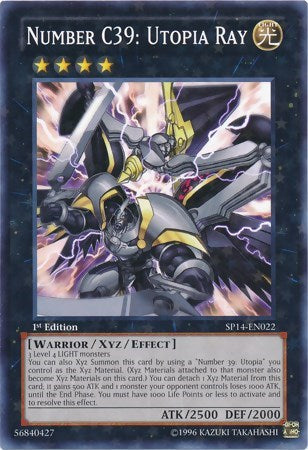 Number C39: Utopia Ray [SP14-EN022] Starfoil Rare | North Game Den