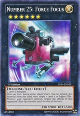 Number 25: Force Focus [SP14-EN026] Starfoil Rare | North Game Den