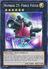 Number 25: Force Focus [SP14-EN026] Starfoil Rare | North Game Den
