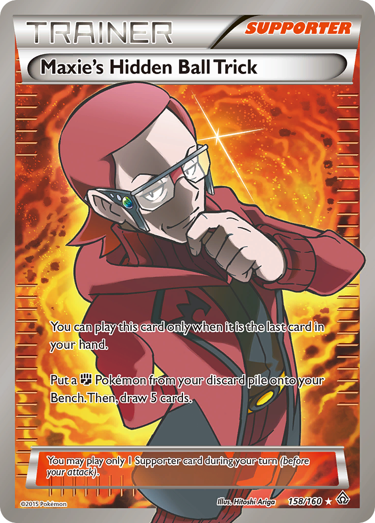 Maxie's Hidden Ball Trick (158/160) [XY: Primal Clash] | North Game Den