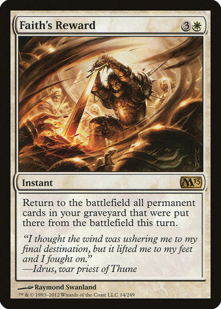 Faith's Reward [Magic 2013] | North Game Den