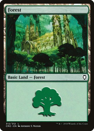 Forest (312) [Commander Anthology Volume II] | North Game Den