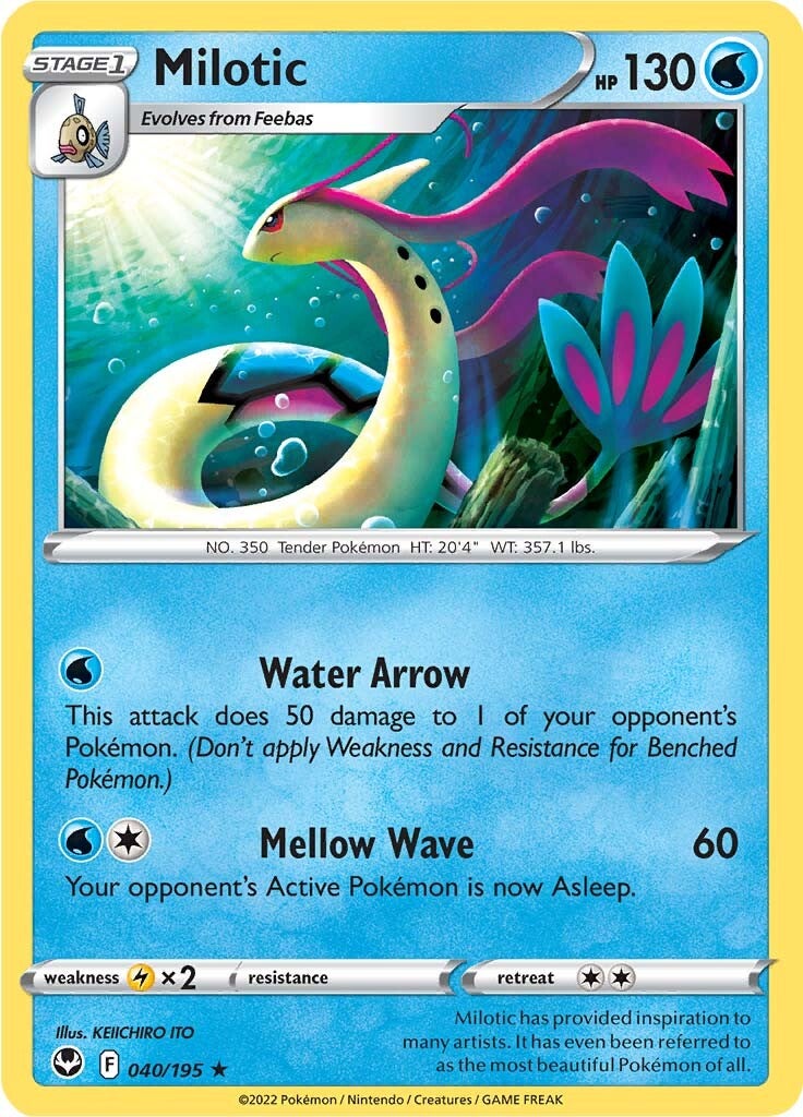 Milotic (040/195) [Sword & Shield: Silver Tempest] | North Game Den