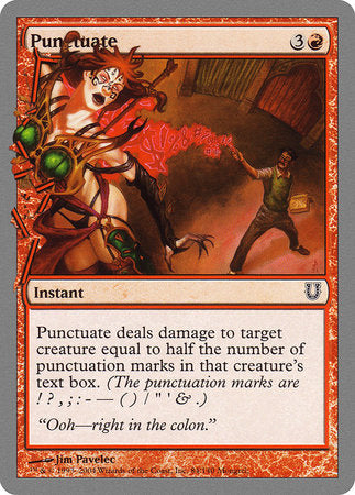 Punctuate [Unhinged] | North Game Den