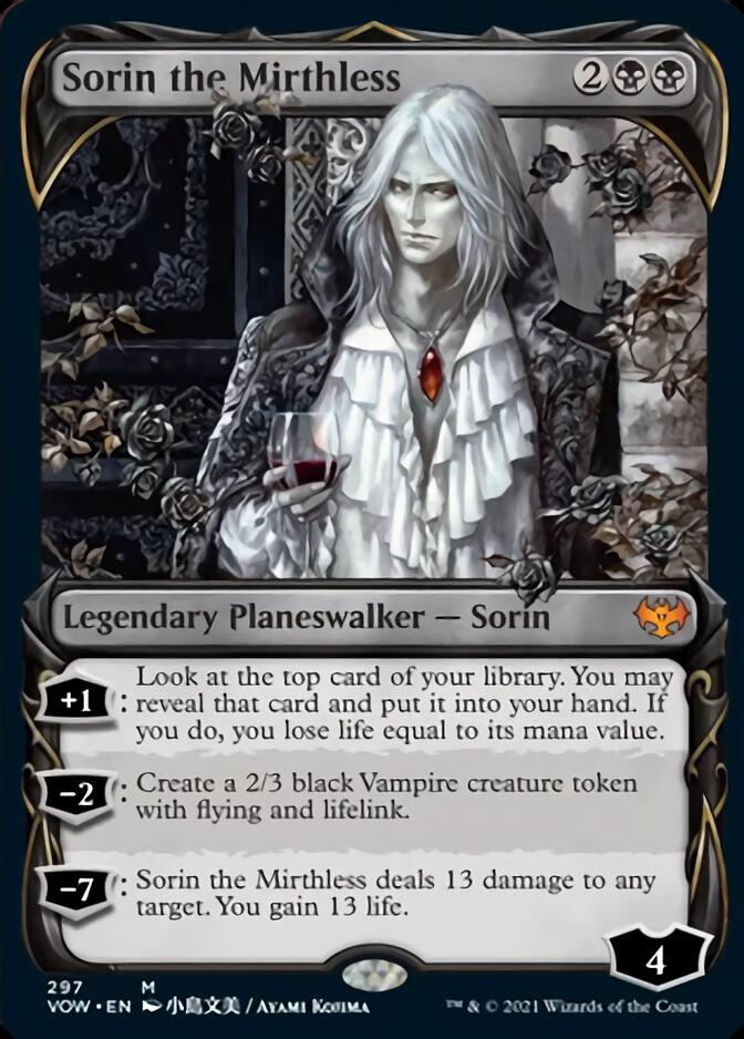 Sorin the Mirthless (Showcase Fang Frame) [Innistrad: Crimson Vow] | North Game Den