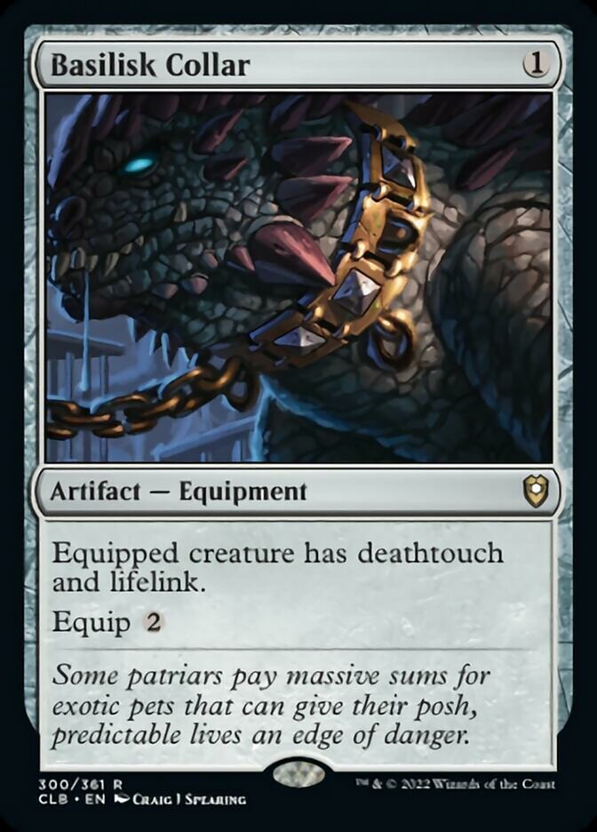 Basilisk Collar [Commander Legends: Battle for Baldur's Gate] | North Game Den