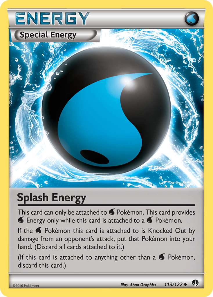 Splash Energy (113/122) [XY: BREAKpoint] | North Game Den