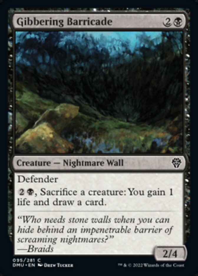 Gibbering Barricade [Dominaria United] | North Game Den