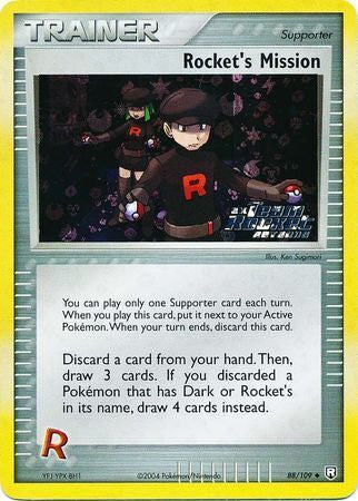 Rocket's Mission (88/109) (Stamped) [EX: Team Rocket Returns] | North Game Den