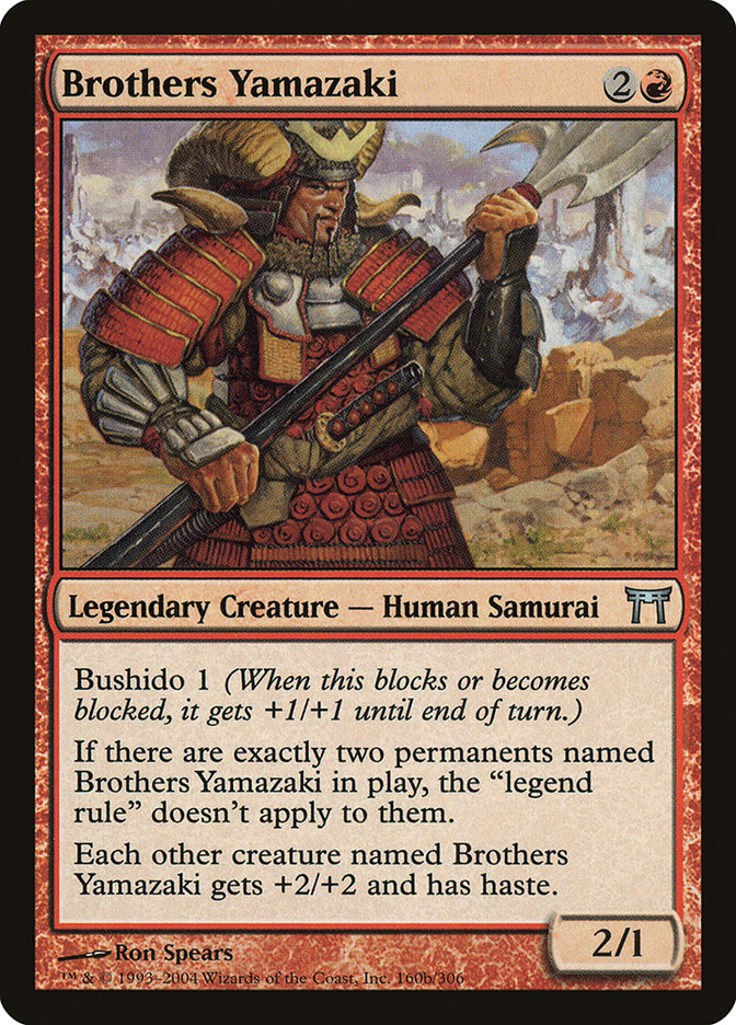 Brothers Yamazaki (160b/306) [Champions of Kamigawa] | North Game Den