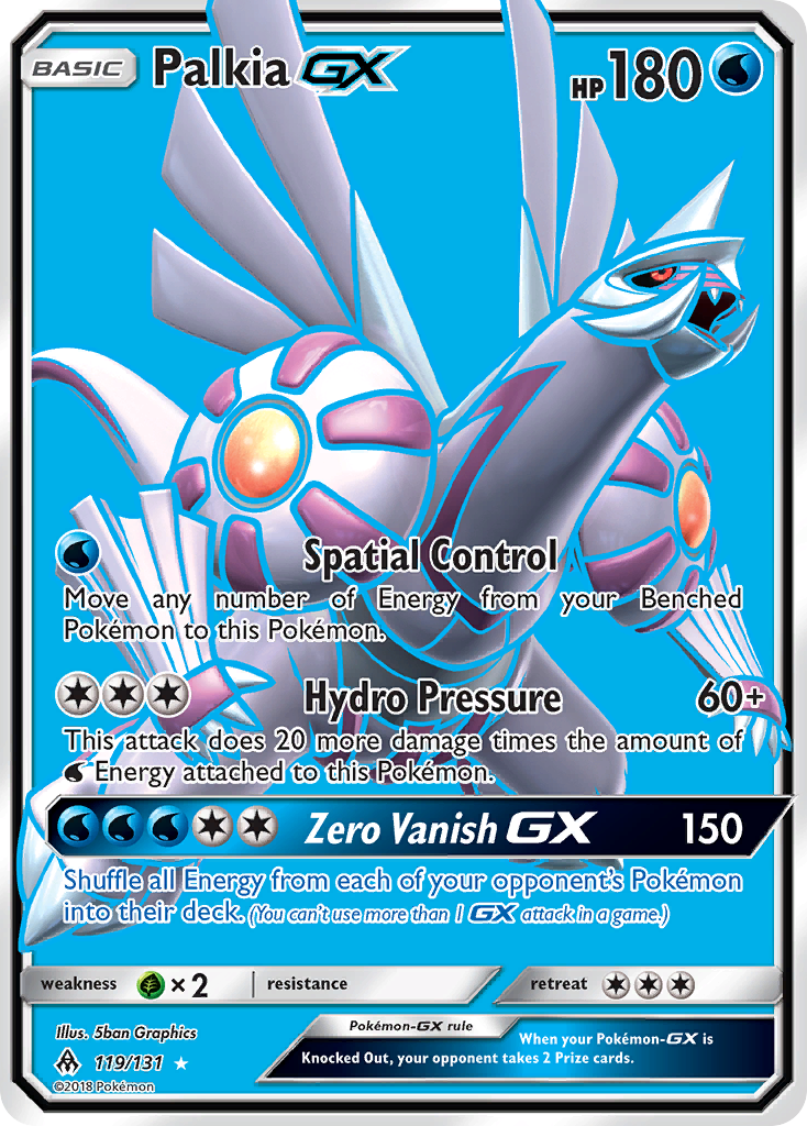 Palkia GX (119/131) [Sun & Moon: Forbidden Light] | North Game Den