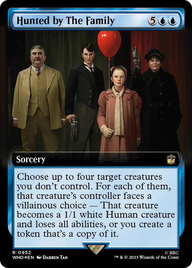 Hunted by The Family (Extended Art) (Surge Foil) [Doctor Who] | North Game Den