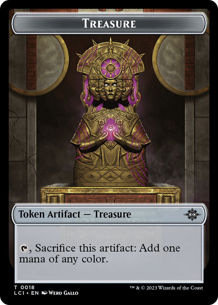 Treasure (0018) // Spirit Double-Sided Token [The Lost Caverns of Ixalan Tokens] | North Game Den