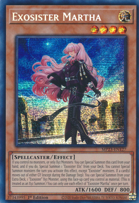 Exosister Martha [MP23-EN127] Prismatic Secret Rare | North Game Den