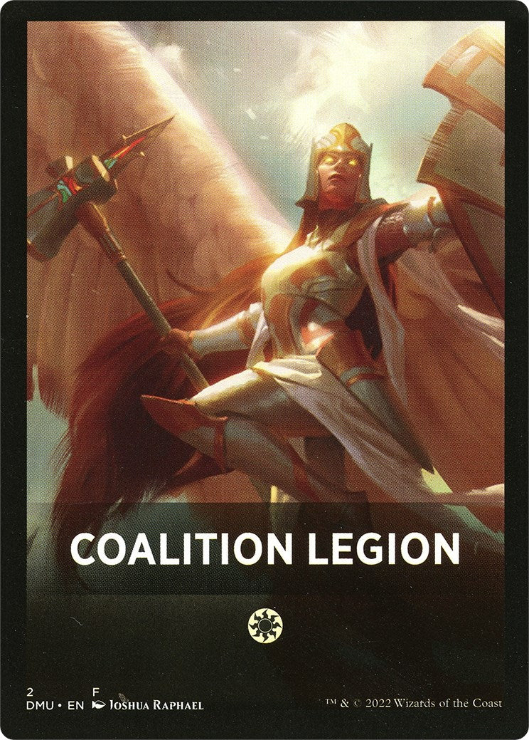 Coalition Legion Theme Card [Dominaria United Tokens] | North Game Den