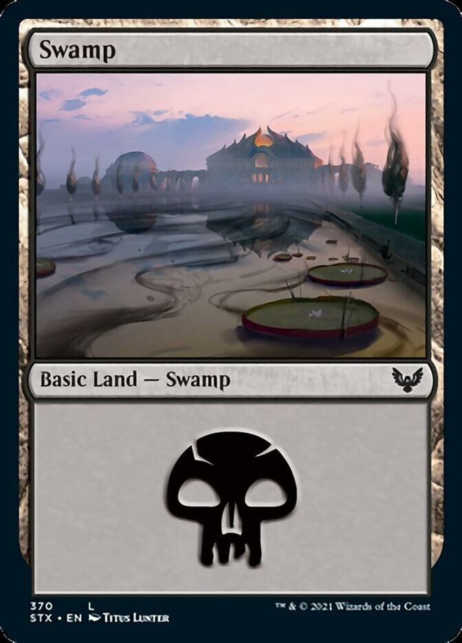 Swamp (#370) [Strixhaven: School of Mages] | North Game Den