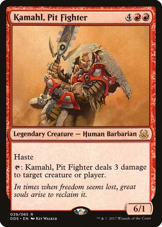 Kamahl, Pit Fighter [Duel Decks: Mind vs. Might] | North Game Den