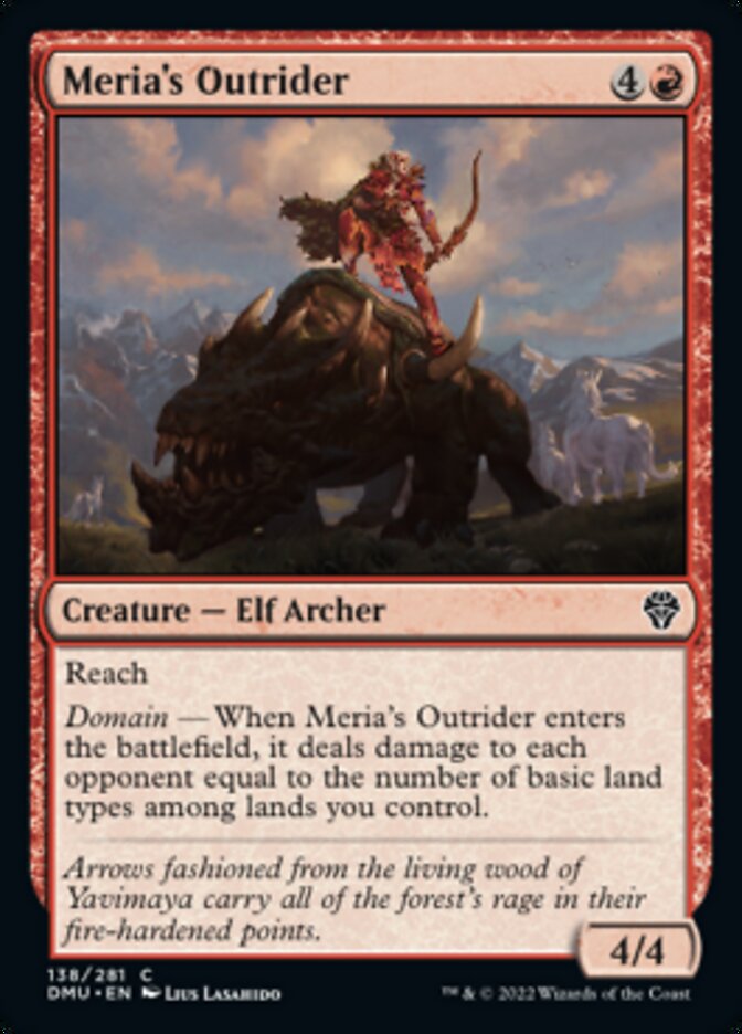 Meria's Outrider [Dominaria United] | North Game Den