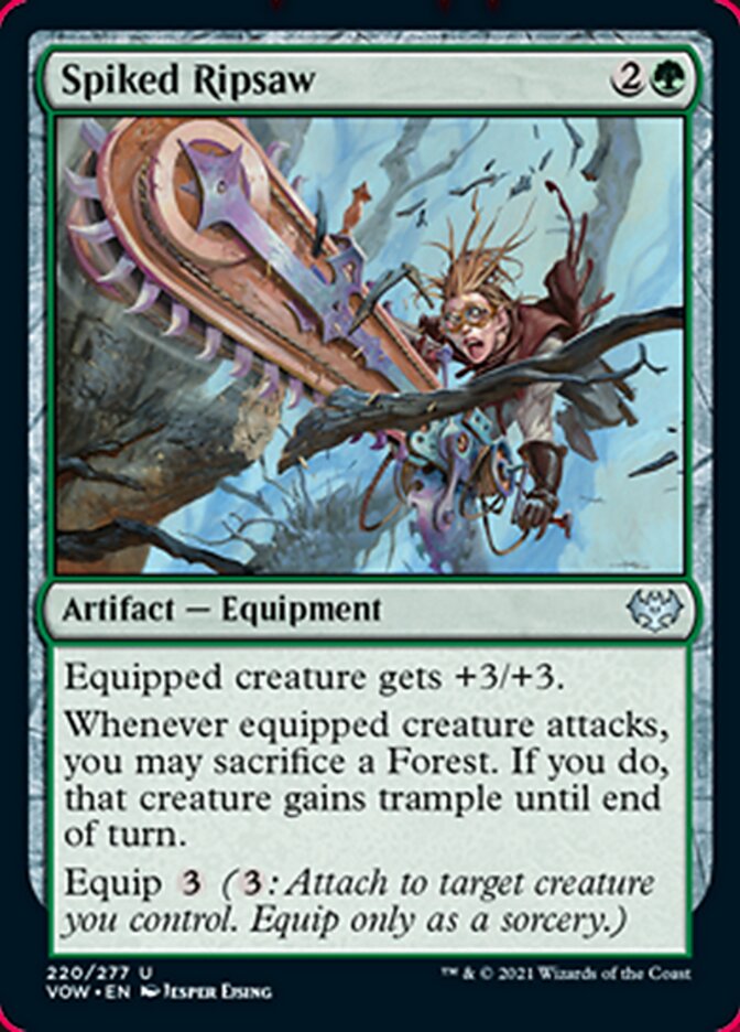 Spiked Ripsaw [Innistrad: Crimson Vow] | North Game Den