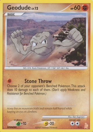 Geodude (1/11) [Diamond & Pearl: Trainer Kit - Lucario] | North Game Den