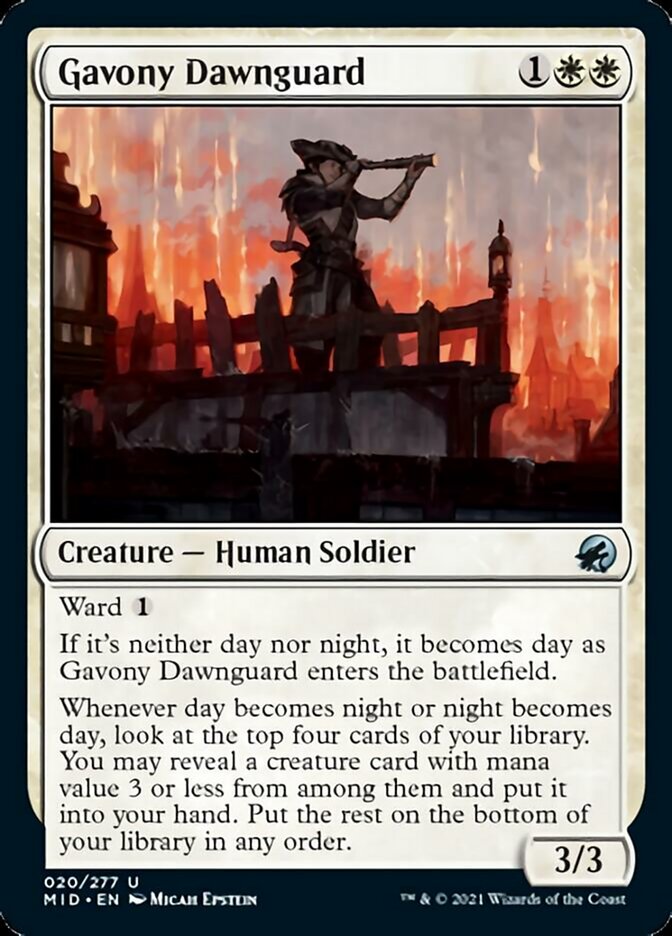 Gavony Dawnguard [Innistrad: Midnight Hunt] | North Game Den