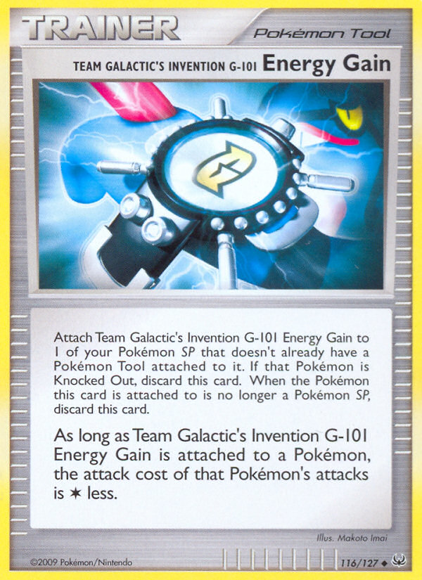 Team Galactic's Invention G-101 Energy Gain (116/127) [Platinum: Base Set] | North Game Den