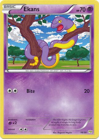 Ekans (16/30) [XY: Trainer Kit - Noivern] | North Game Den