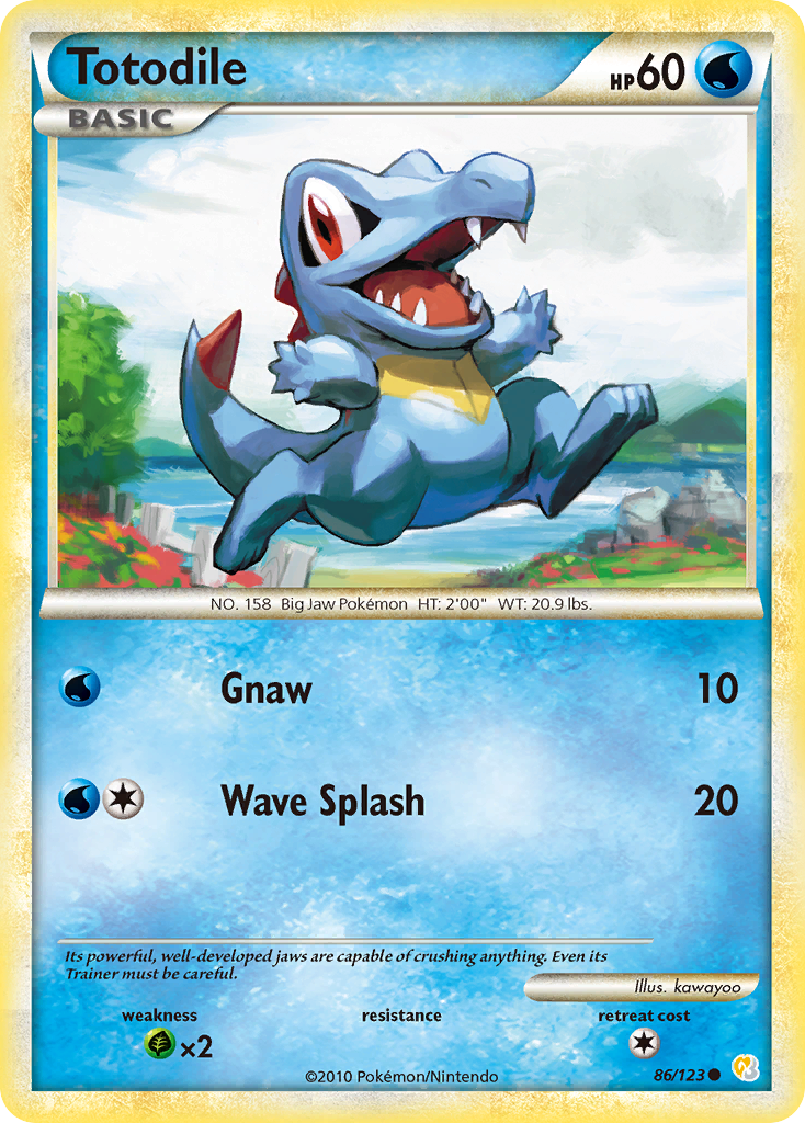 Totodile (86/123) [HeartGold & SoulSilver: Base Set] | North Game Den