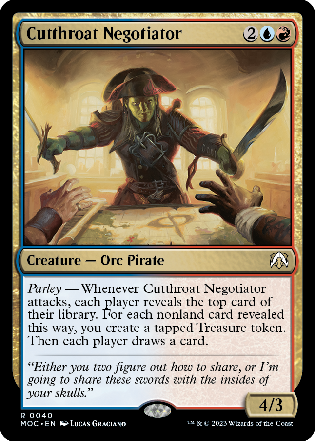Cutthroat Negotiator [March of the Machine Commander] | North Game Den