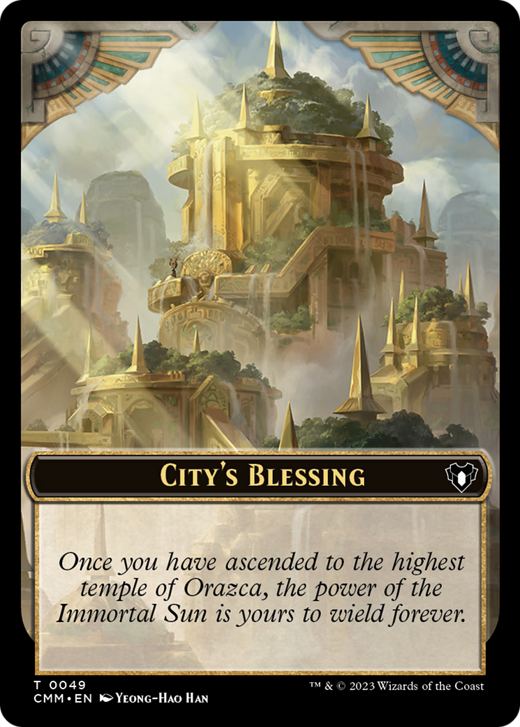 City's Blessing // Ogre Double-Sided Token [Commander Masters Tokens] | North Game Den