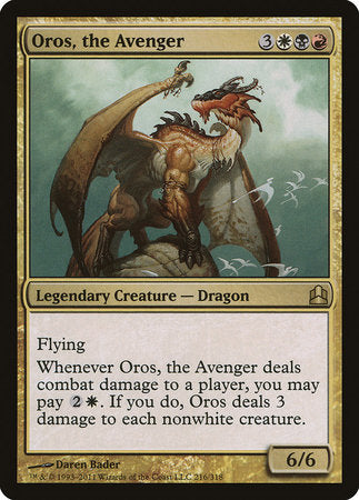Oros, the Avenger [Commander 2011] | North Game Den