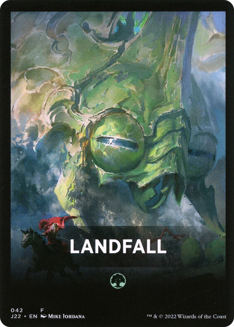 Landfall Theme Card [Jumpstart 2022 Front Cards] | North Game Den