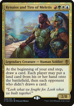 Kynaios and Tiro of Meletis (Commander 2016) [Commander 2016 Oversized] | North Game Den