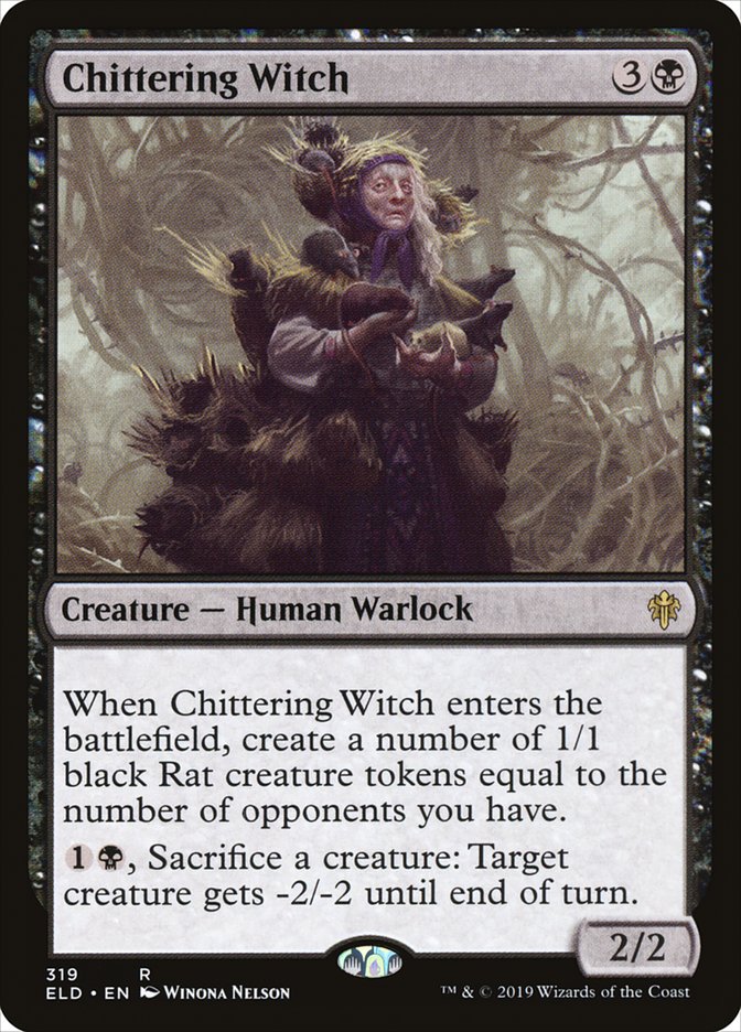 Chittering Witch [Throne of Eldraine] | North Game Den