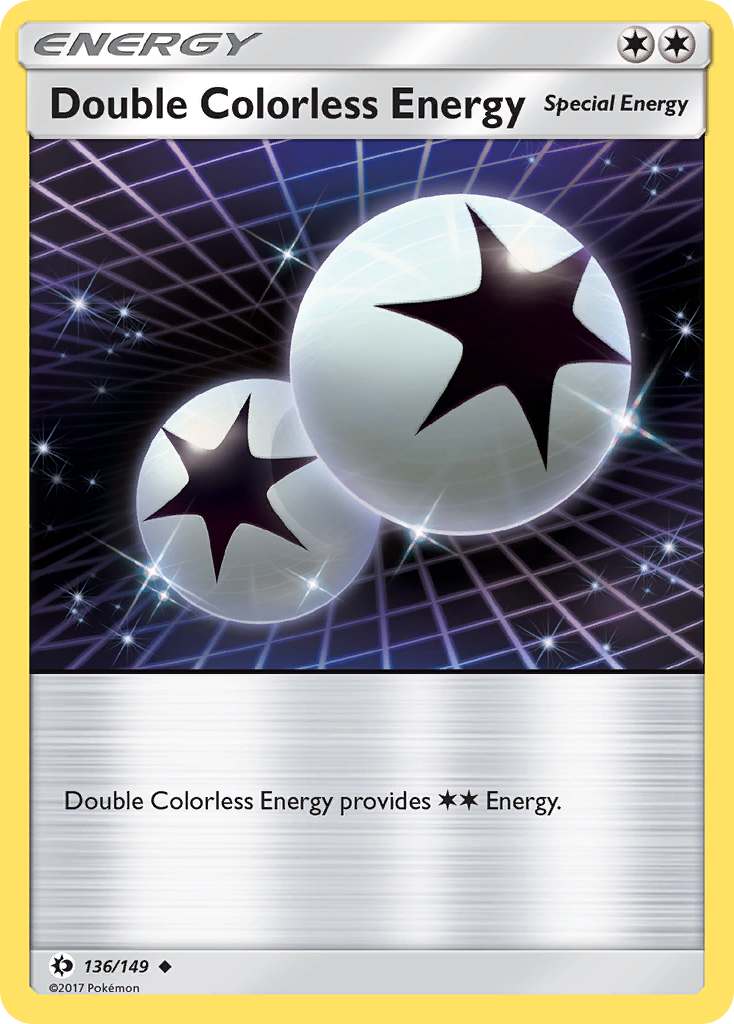 Double Colorless Energy (136/149) [Sun & Moon: Base Set] | North Game Den