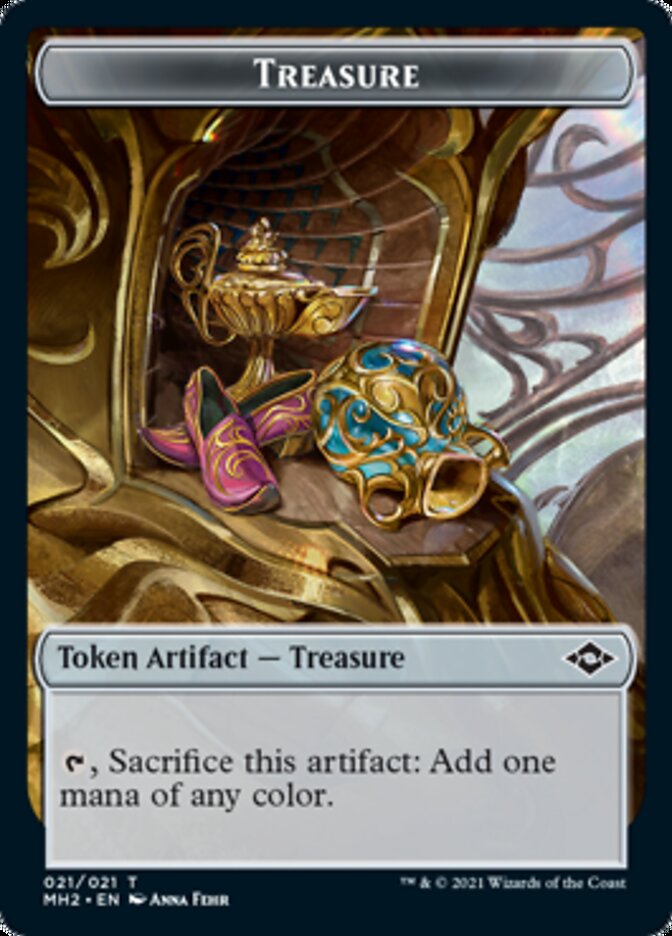 Treasure Token (#21) [Modern Horizons 2 Tokens] | North Game Den