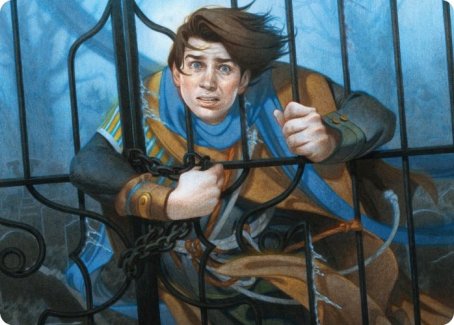 Locked in the Cemetery Art Card [Innistrad: Midnight Hunt Art Series] | North Game Den