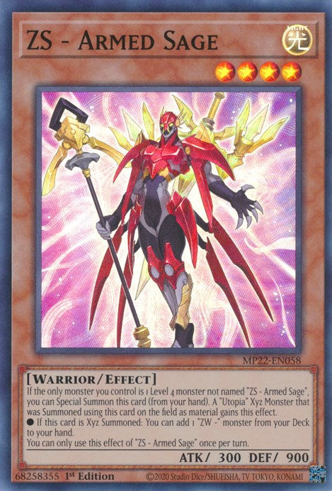 ZS - Armed Sage [MP22-EN058] Super Rare | North Game Den