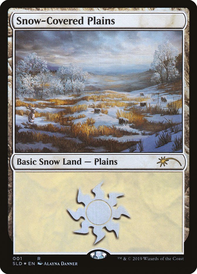 Snow-Covered Plains (001) [Secret Lair Drop Series] | North Game Den