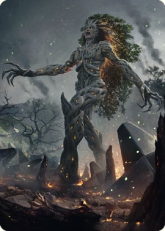Titania, Gaea Incarnate Art Card [The Brothers' War Art Series] | North Game Den