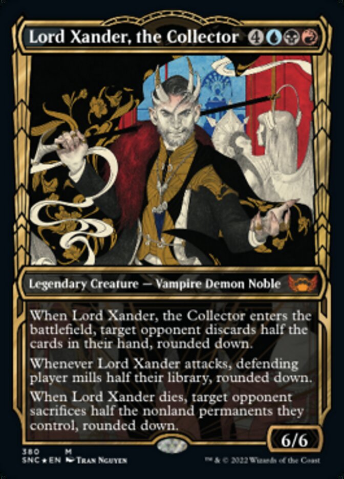 Lord Xander, the Collector (Showcase Golden Age Gilded Foil) [Streets of New Capenna] | North Game Den