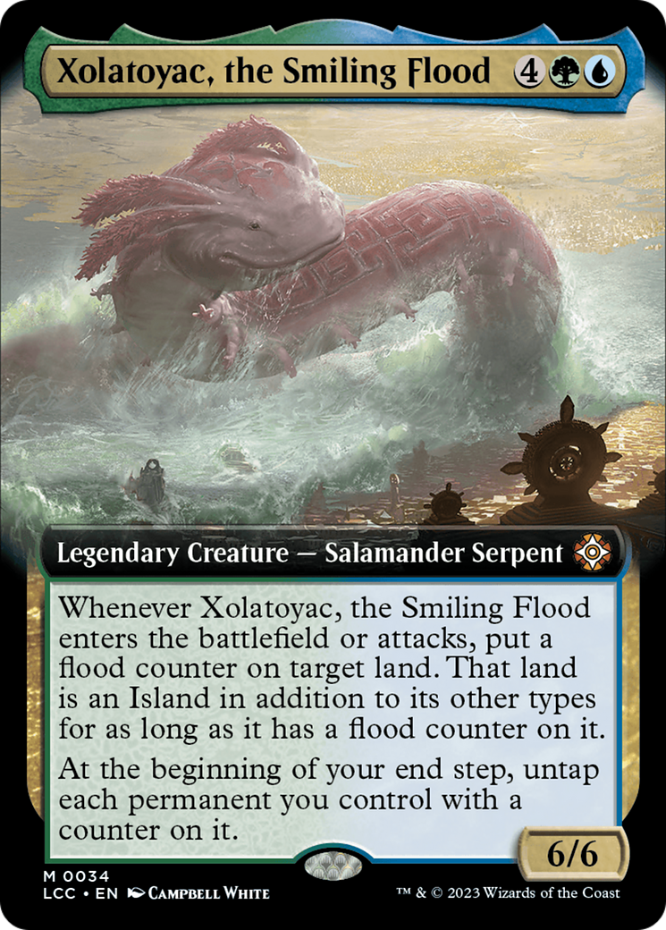 Xolatoyac, the Smiling Flood (Extended Art) [The Lost Caverns of Ixalan Commander] | North Game Den