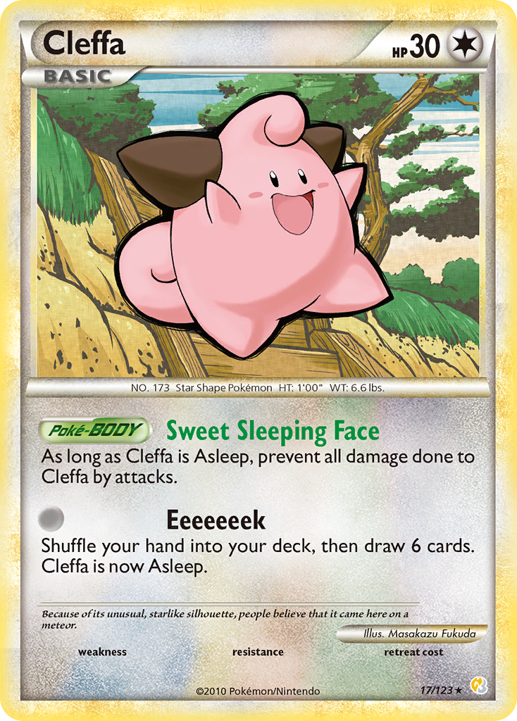 Cleffa (17/123) [HeartGold & SoulSilver: Base Set] | North Game Den