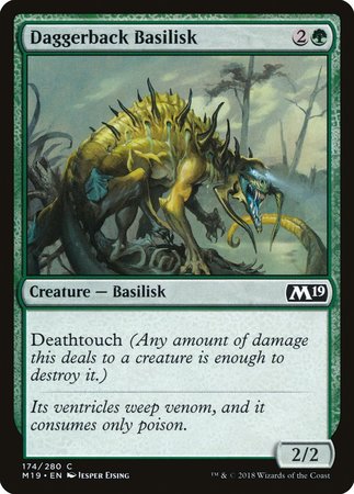 Daggerback Basilisk [Core Set 2019] | North Game Den