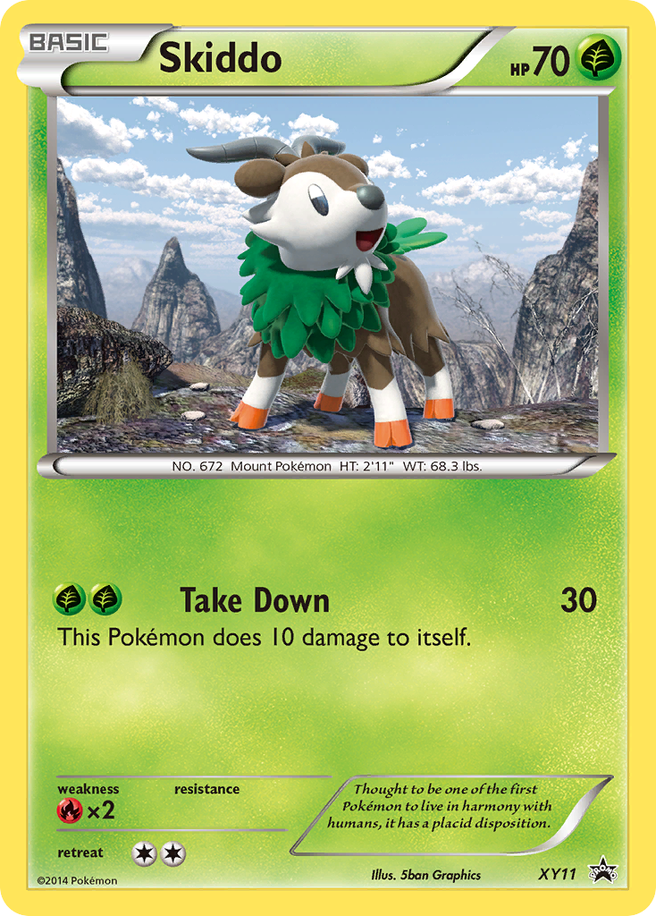 Skiddo (XY11) [XY: Black Star Promos] | North Game Den